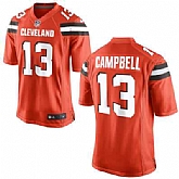 Nike Men & Women & Youth Browns #13 Campbell Orange Team Color Game Jersey
